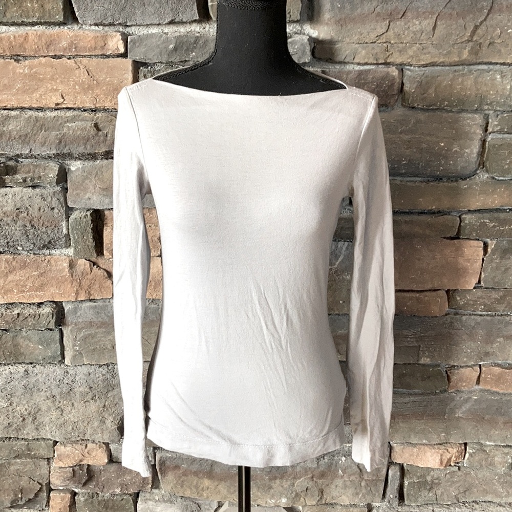 Standard James PERSE Boatneck Long Sleeve Tee